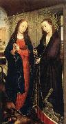 WEYDEN, Rogier van der Sts Margaret and Apollonia Sweden oil painting artist